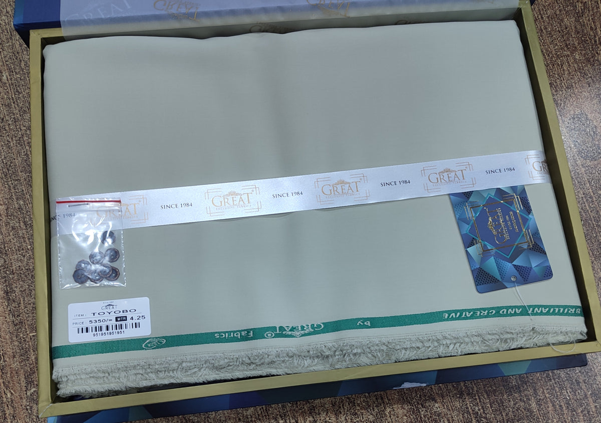 Toyobo Suiting Wash & Wear By Great Exclusive Fabrics