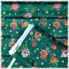 Ladies Bana Dora Lawn Printed Suit - Unstitched-  2 Piece