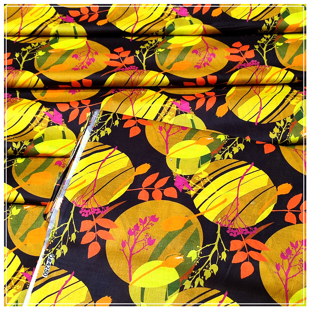 Ladies Lawn Printed Suit - Unstitched -  2 Piece