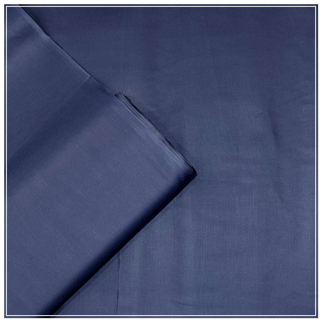 Men Unstitched Self Design Cotton Suits - Stiff Finish Cotton