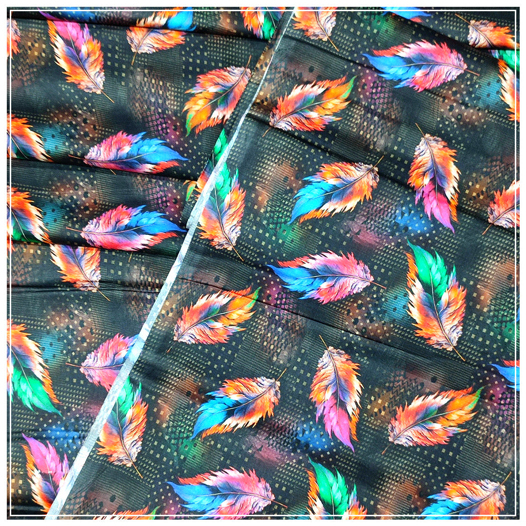Ladies Lawn Printed Suit - Unstitched -  2 Piece