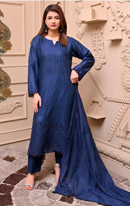 Janan Embroidered Lawn 3Pc Unstitched