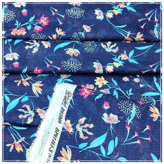 Ladies Bana Dora Lawn Printed Suit - Unstitched-  2 Piece