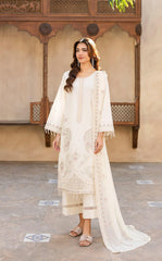 03 | 3 Pc Unstitched Suit Lawn Festive Collection Sanam Saeed