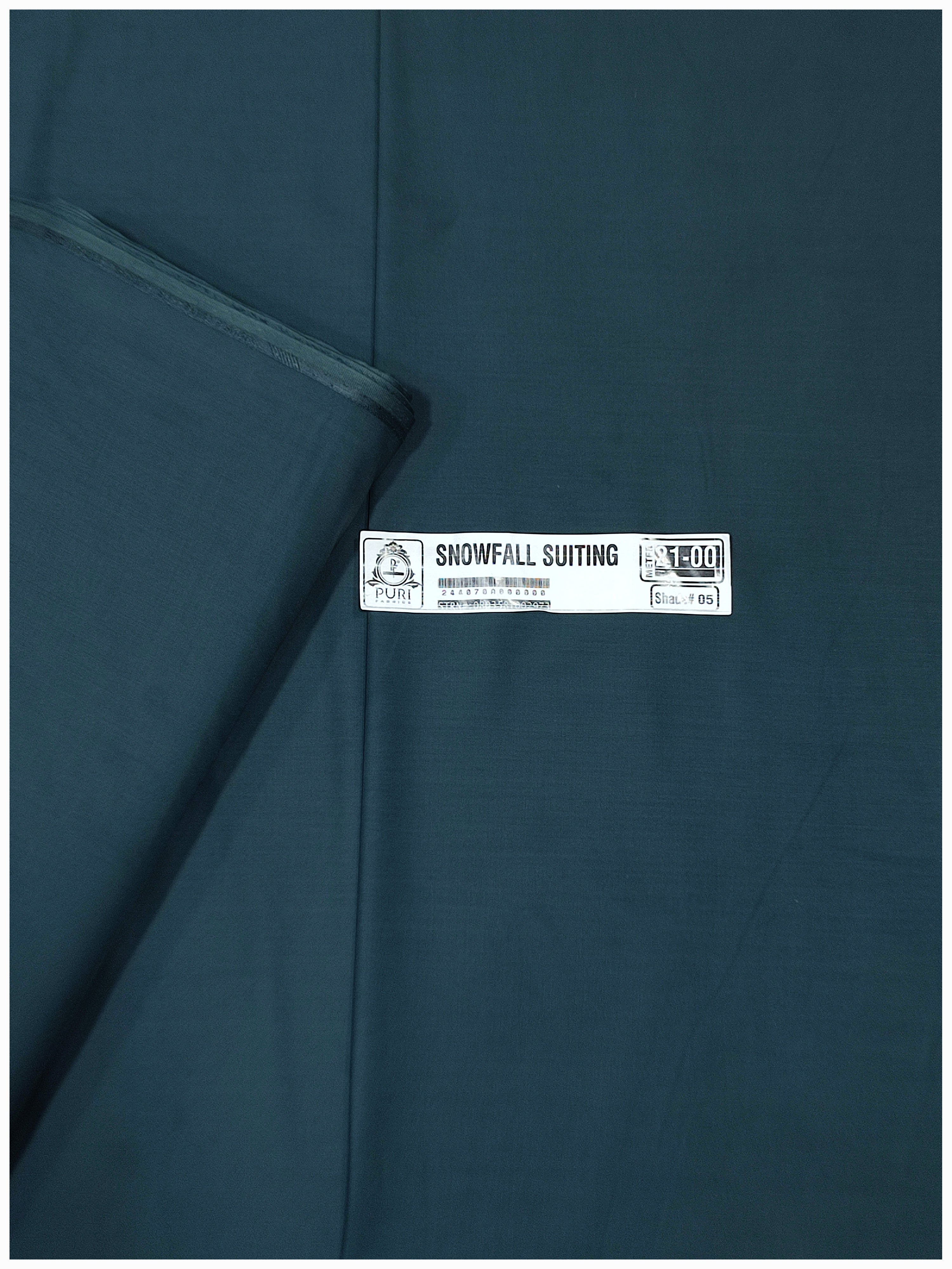 Snowfall Suiting Wash & Wear By Puri Fabrics