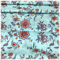 Ladies Lawn Printed Suit - Unstitched-  2 Piece