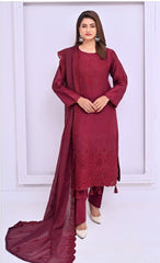 Janan Embroidered Lawn 3Pc Unstitched