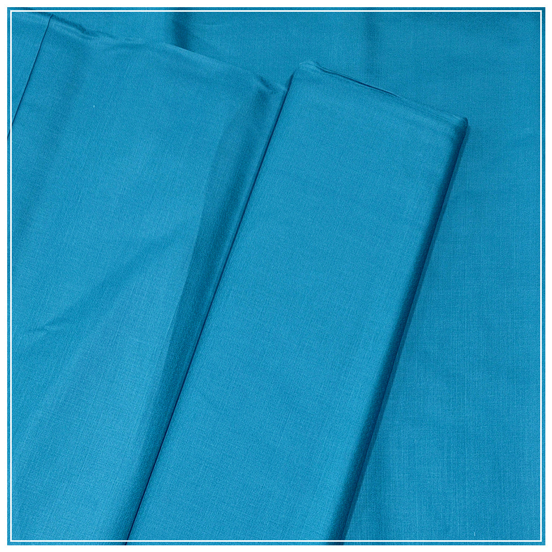 Men Unstitched Self Design Cotton Suits - Stiff Finish Cotton