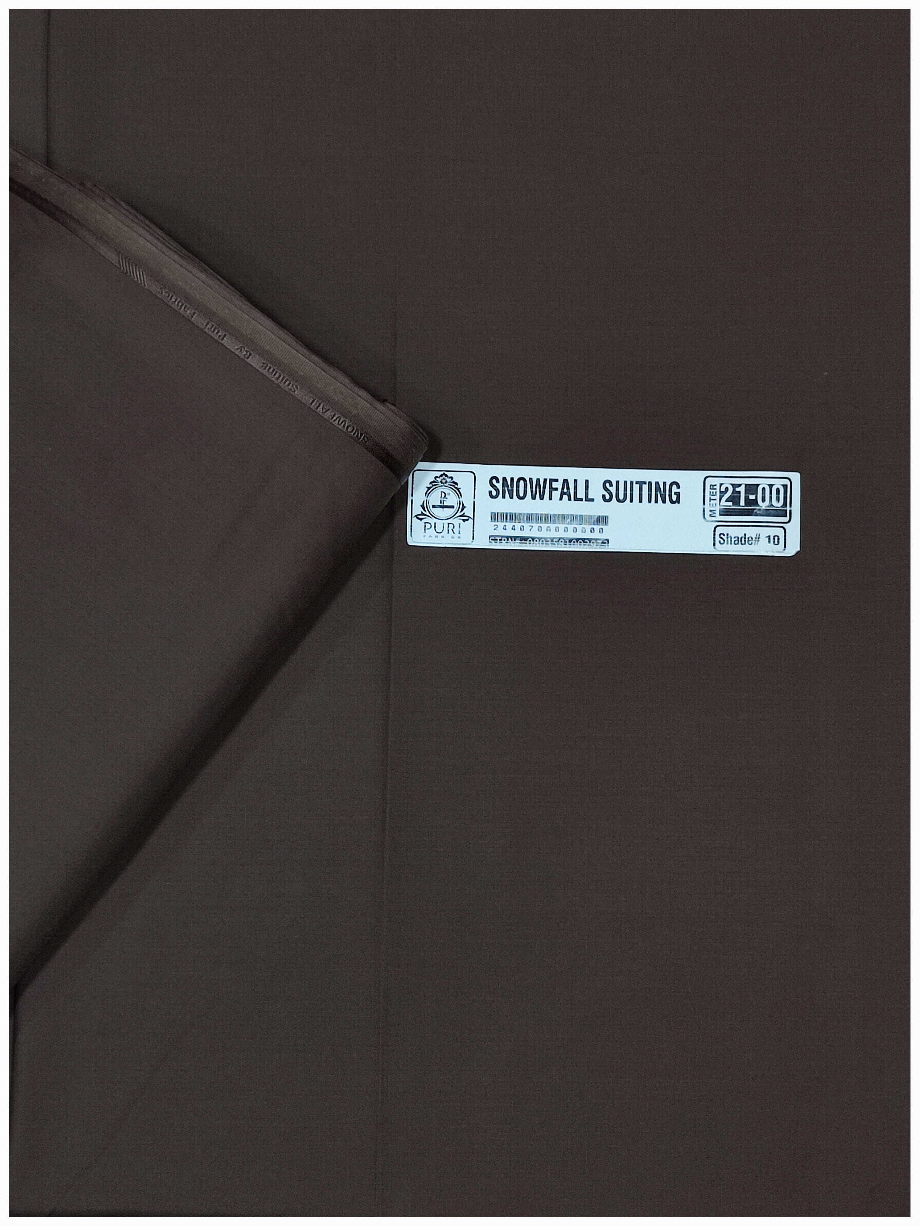 Snowfall Suiting Wash & Wear By Puri Fabrics