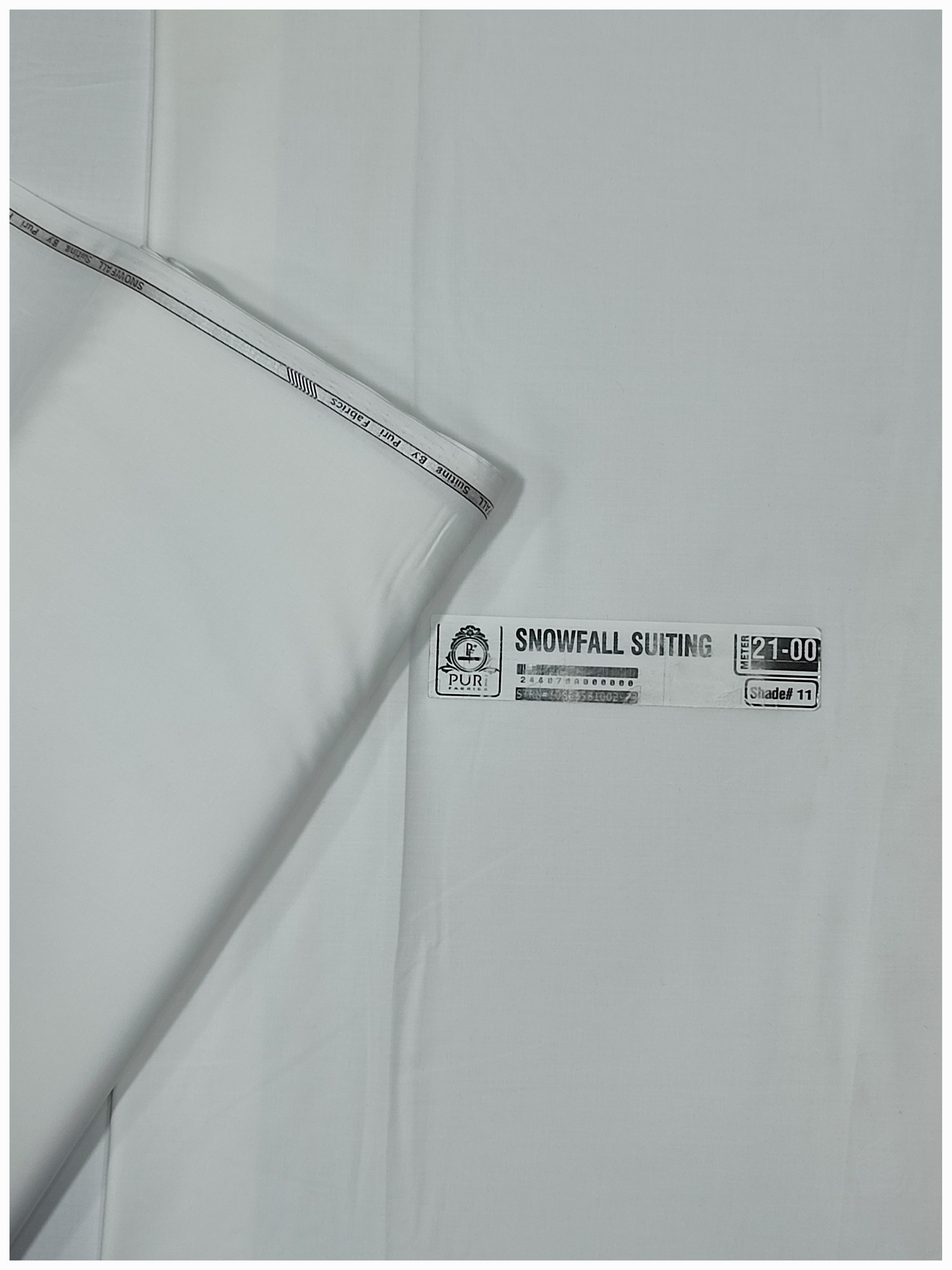 Snowfall Suiting Wash & Wear By Puri Fabrics