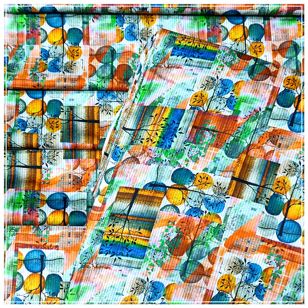 Ladies Lawn Printed Suit - Unstitched -  2 Piece