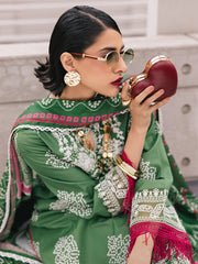D-08 Sagebloom | 3 Pc Unstitched Lawn Suit Boardway By Mahnur