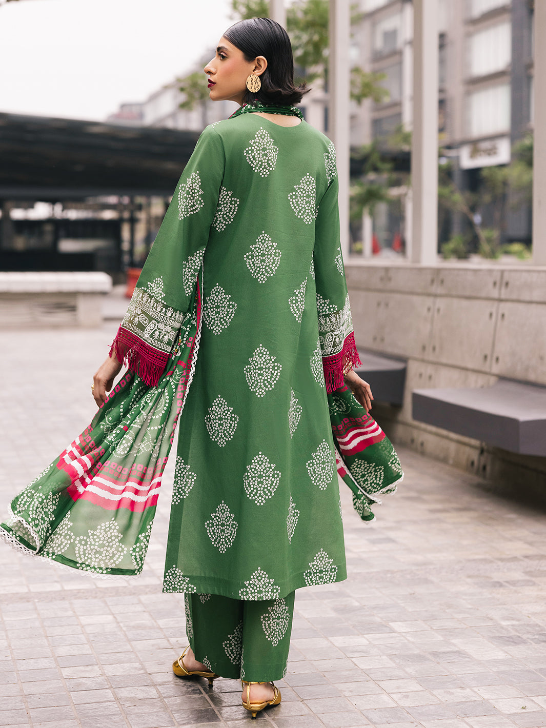 D-08 Sagebloom | 3 Pc Unstitched Lawn Suit Boardway By Mahnur