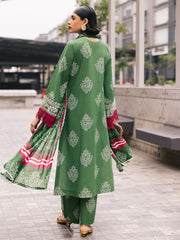 D-08 Sagebloom | 3 Pc Unstitched Lawn Suit Boardway By Mahnur