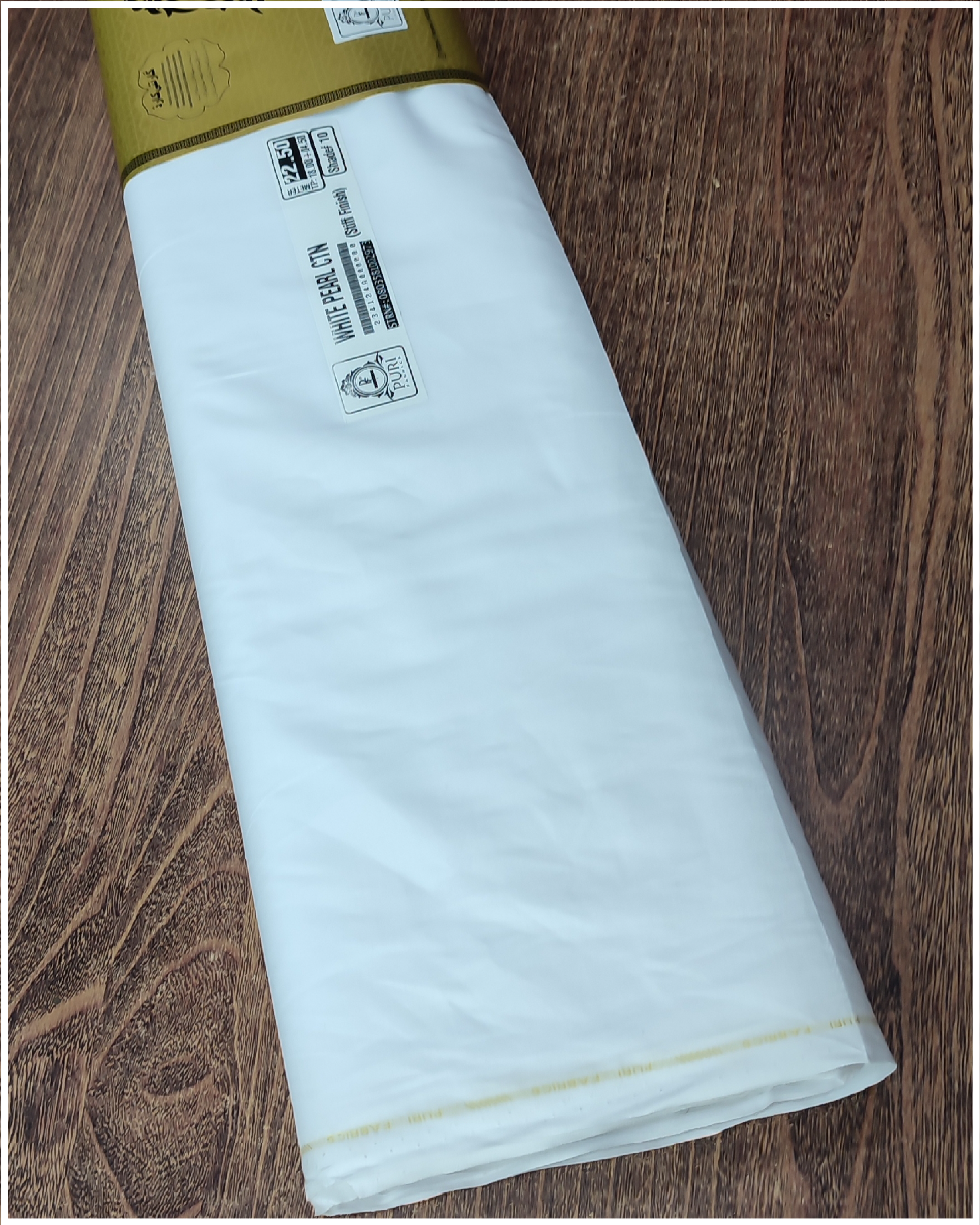 White Pearl Cotton By Puri Fabrics