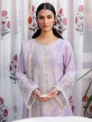 Zarminay | 3 PC Unstitched Suit Embroidered Lawn Aangan By Mahnur
