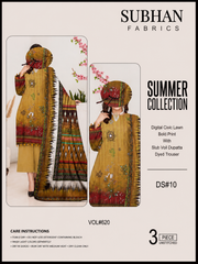 Ladies Digital Lawn Printed 3 Piece - Unstitched
